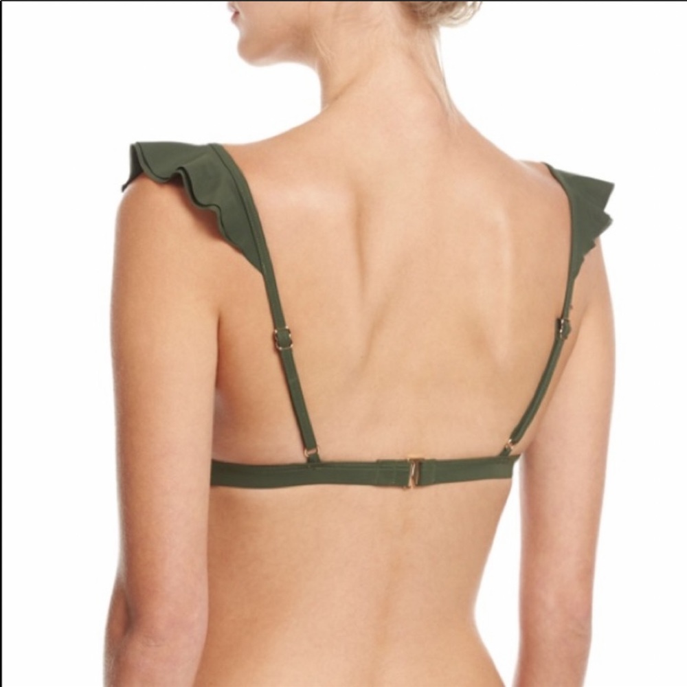 NEW MICHAEL Michael Kors Dark Gray Swimsuit Bikini - Picture 13 of 14